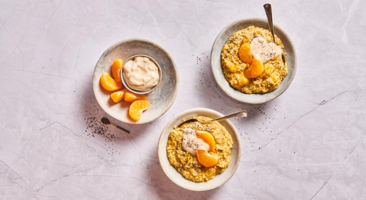 Porridge di clementina e papavero