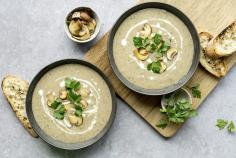 Vegan cream of mushroom soup