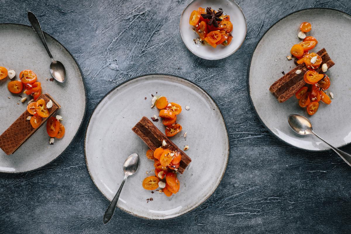 Pain d'épices à la compote de kumquats Recette fooby.ch