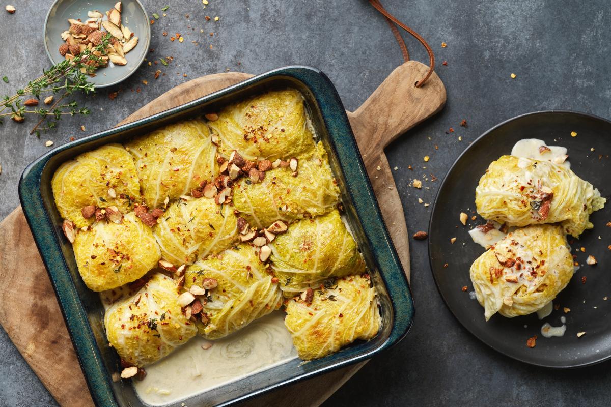 Bulgur and cabbage rolls - Recipes | fooby.ch