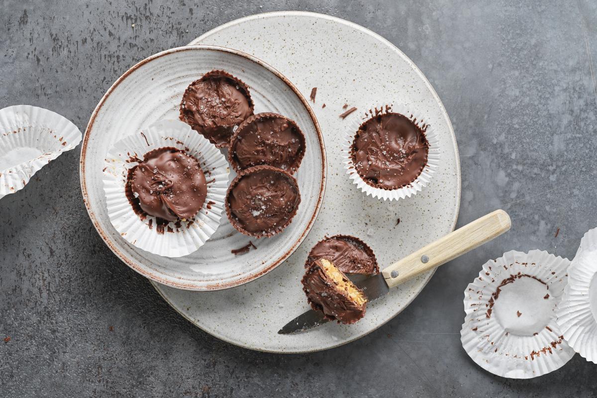 SchokoErdnussCups Rezepte fooby.ch