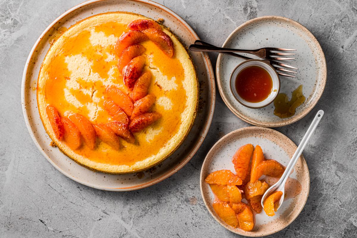 Blood orange cheesecake - Recipes | fooby.ch