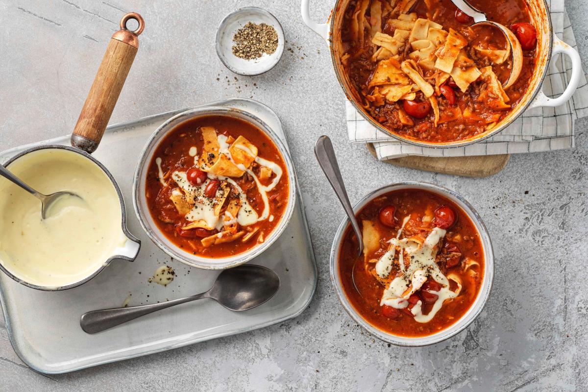Lasagne soup - Recipes | fooby.ch
