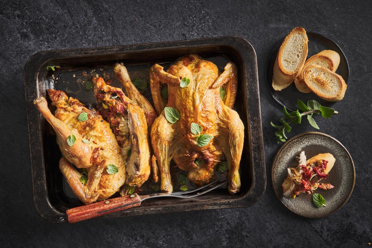 Stuffed chickens - Recipes | fooby.ch