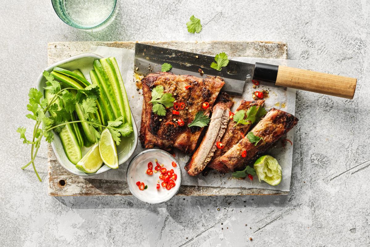 Spare ribs with lemongrass marinade - Recipes | fooby.ch