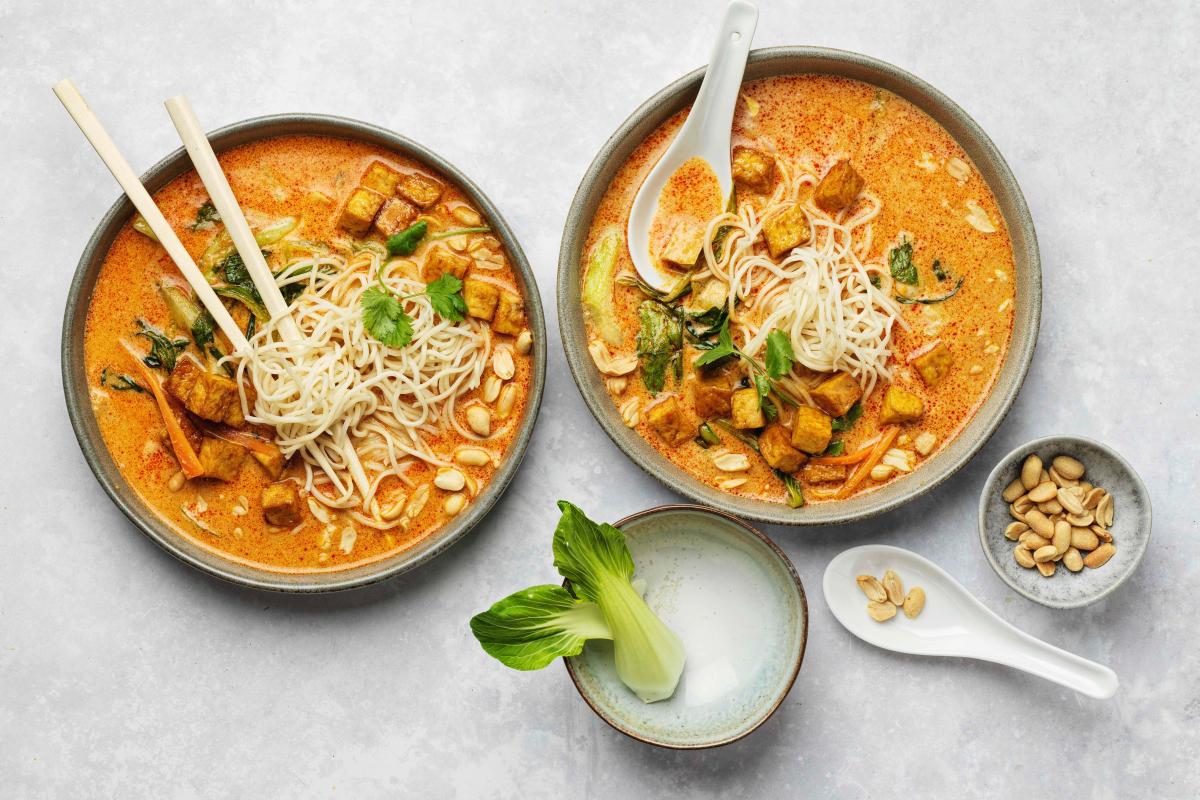 Vegan Thai peanut ramen - Recipes | fooby.ch