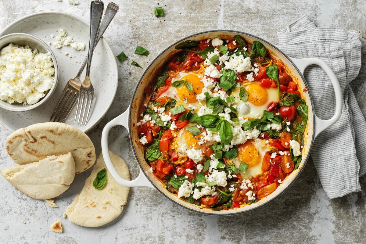 Shakshuka with fresh tomatoes - Recipes | fooby.ch