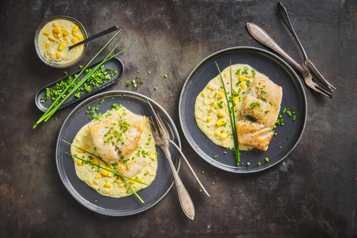 Creamy Corn mit Dorsch - Rezepte | fooby.ch