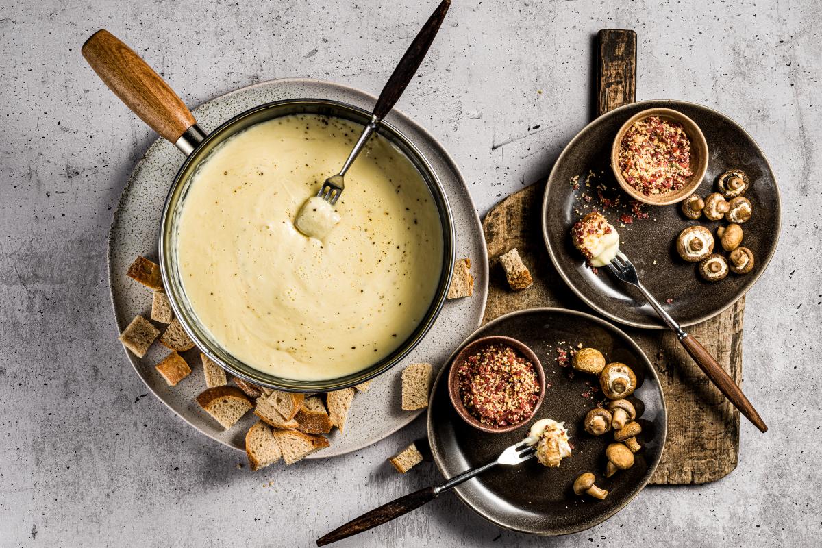 Fondue Mit Champignons Rezepte Foobych