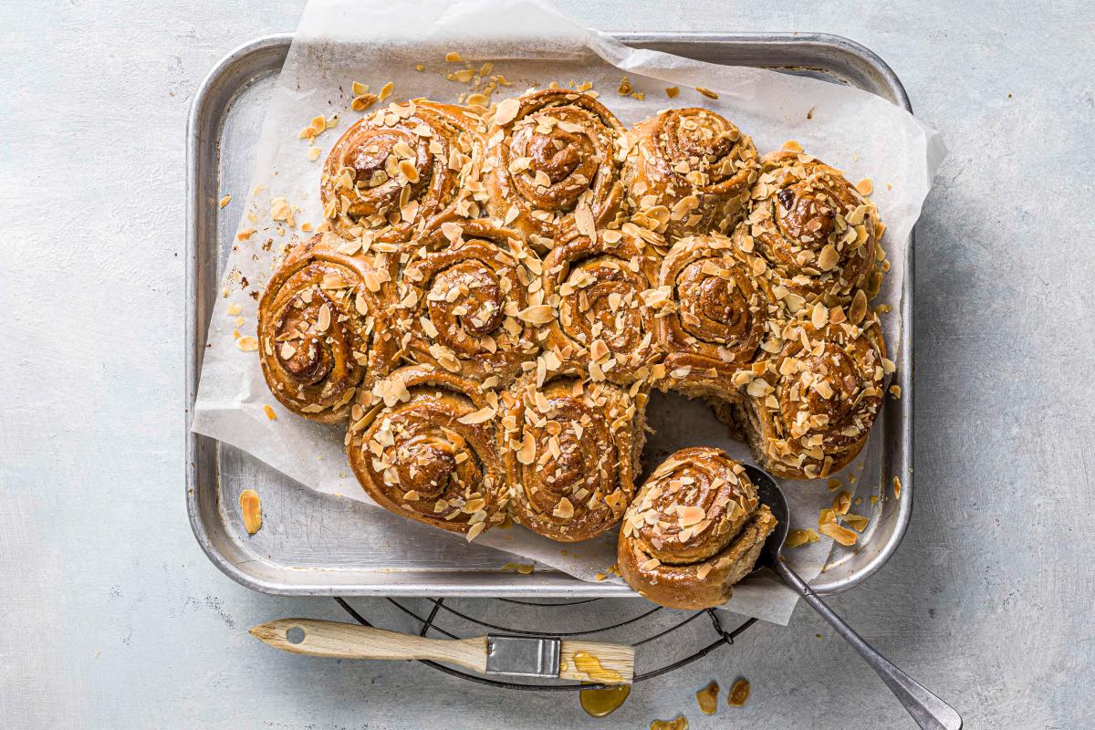 Mandel-Hefeschnecken - Rezepte | fooby.ch