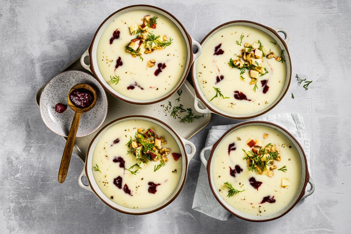 Potato soup with cranberries - Recipes | fooby.ch