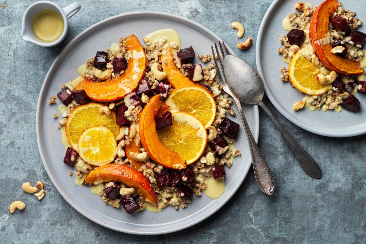 Buchweizen-Gemüsesalat mit Cashew-Dressing - Rezepte | fooby.ch