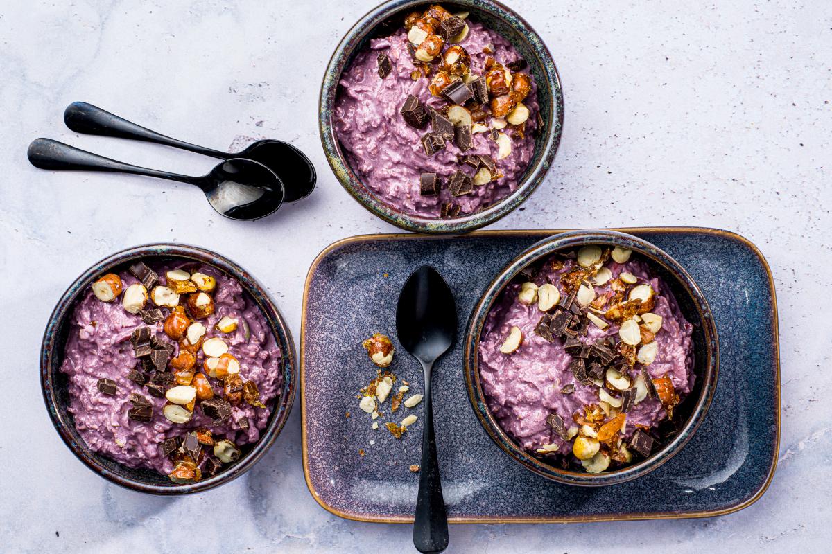 Açai Bircher muesli - Recipes | fooby.ch