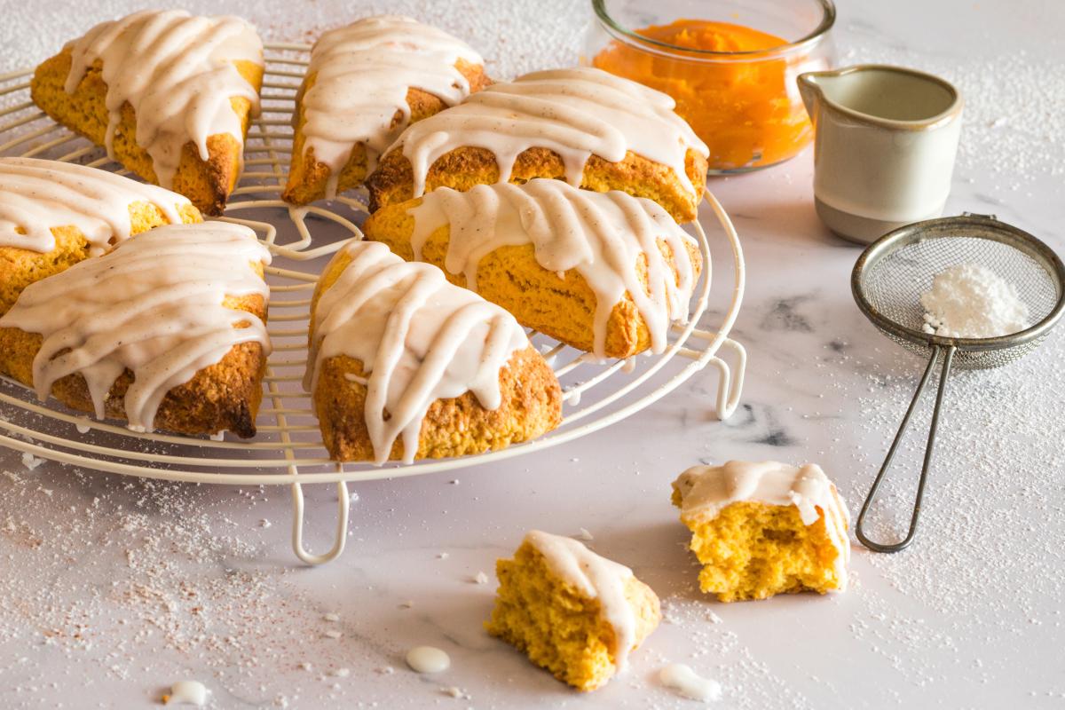 Pumpkin scones - Recipes | fooby.ch