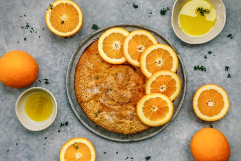 Olivenöl-Kuchen mit Orangensaft