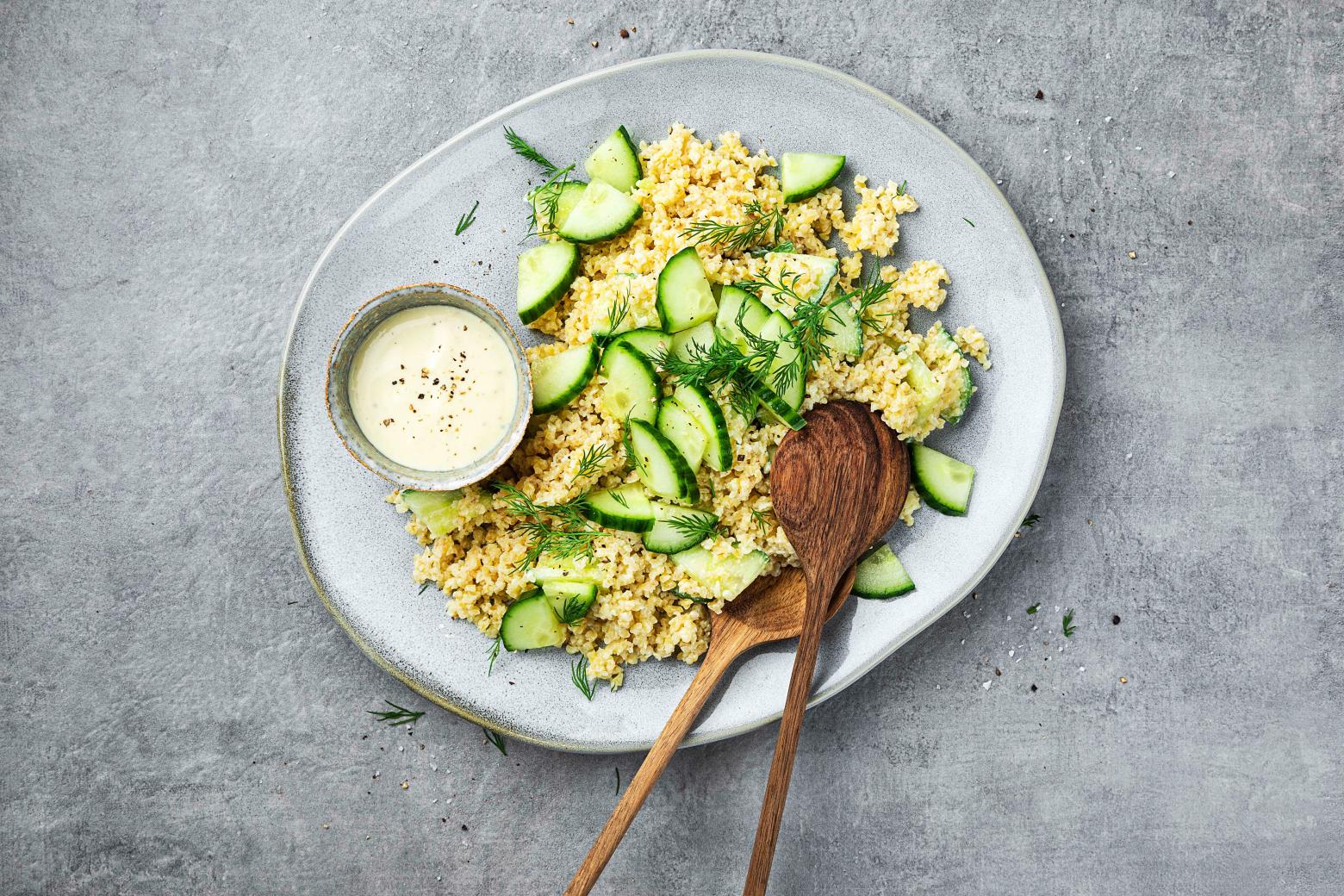 Salade de boulgour facile : découvrez les recettes de Cuisine Actuelle