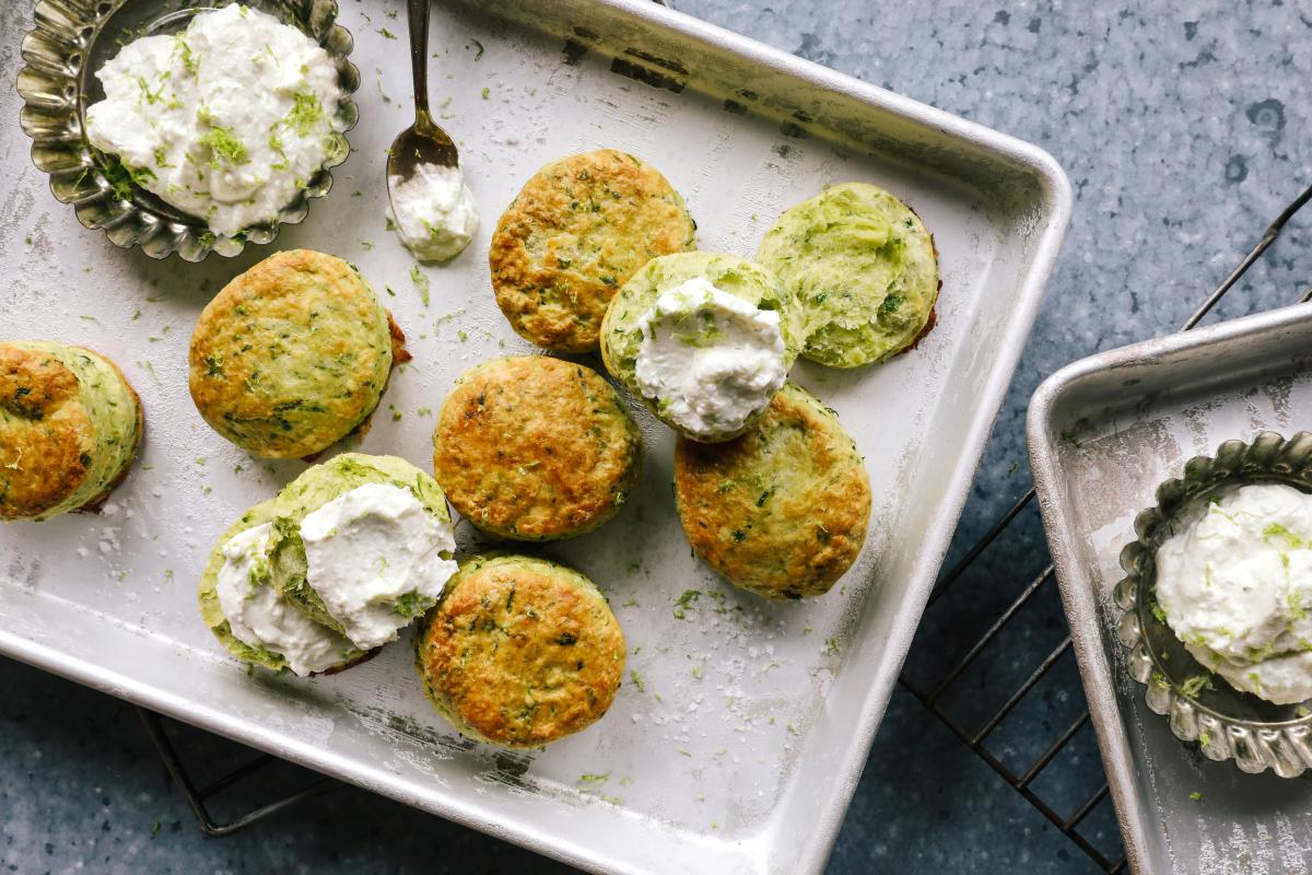 Wild garlic scones - Recipes | fooby.ch