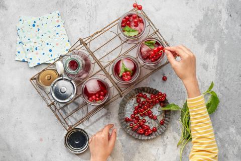Johannisbeeren Ice Tea