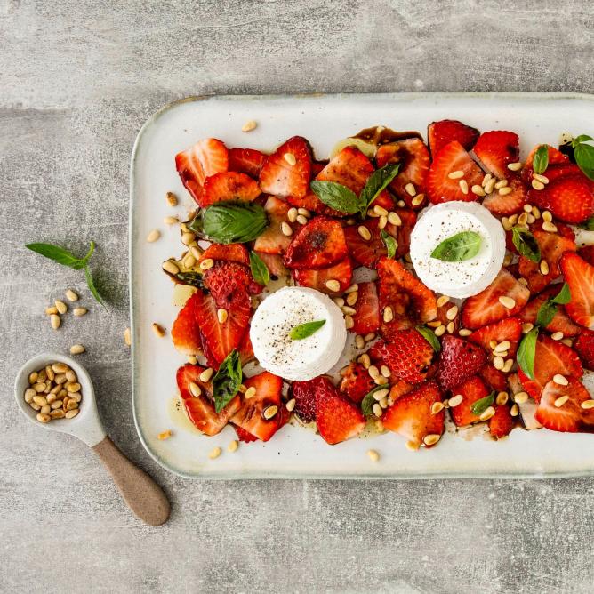 Erdbeer-Salat mit Ricotta | Vorspeise | coop.ch
