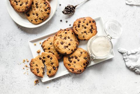 Vegane Cookies aus Sauerteig-Discard