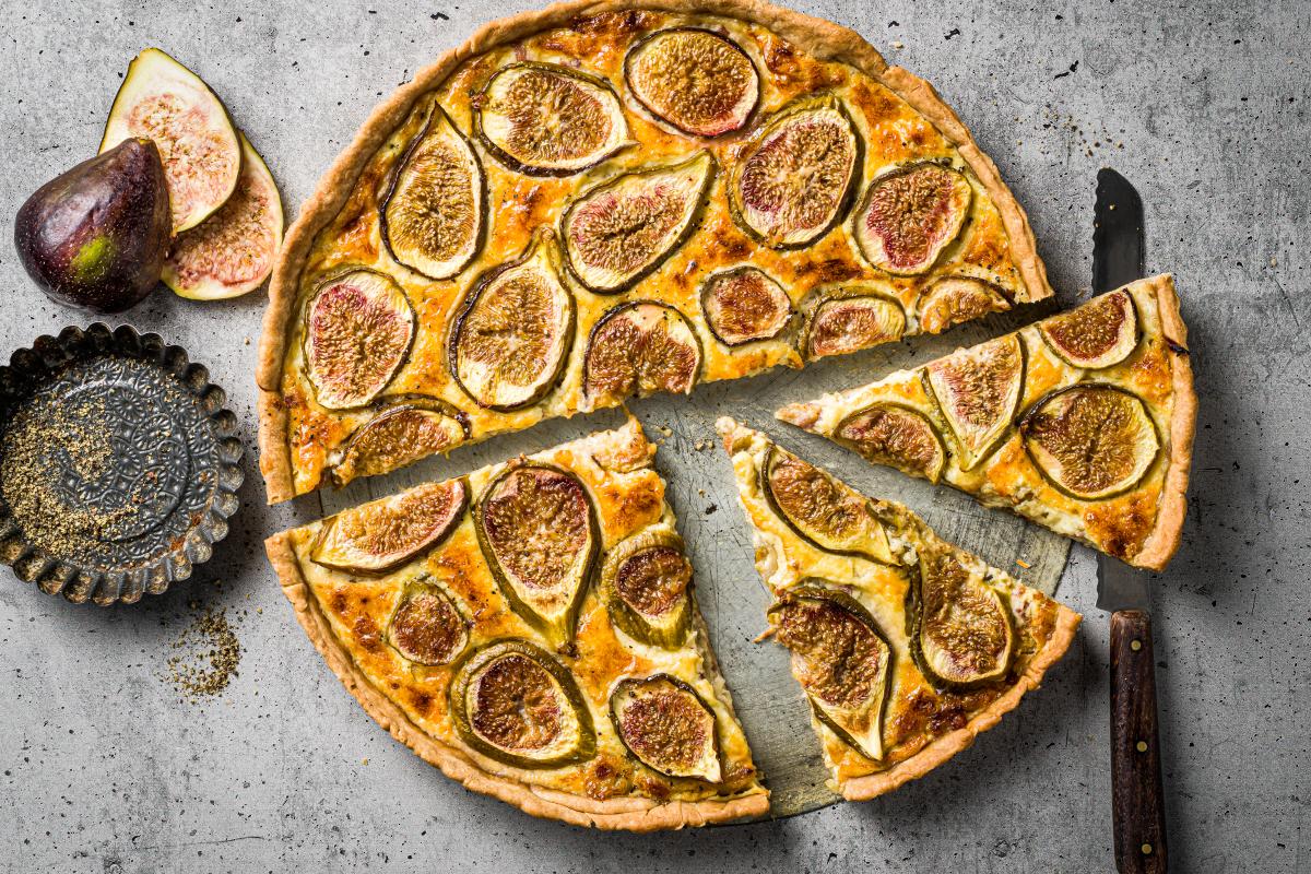 Spicy fig quiche - Recipes | fooby.ch