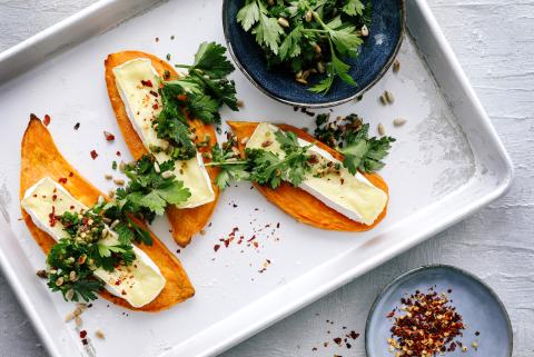 Toast de patate douce