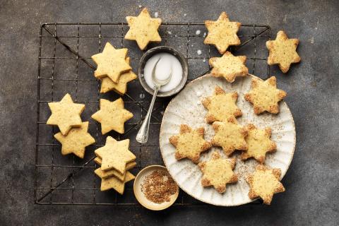 Biscuits "étoiles" au chai 