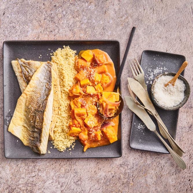 Sea bass on vegetable ragout | Fish | coop.ch