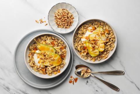 Quinoa-Porridge mit Birnen