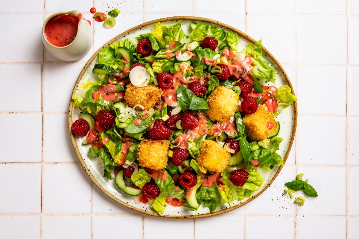 Summer salad with crunchy feta - Recipes | fooby.ch