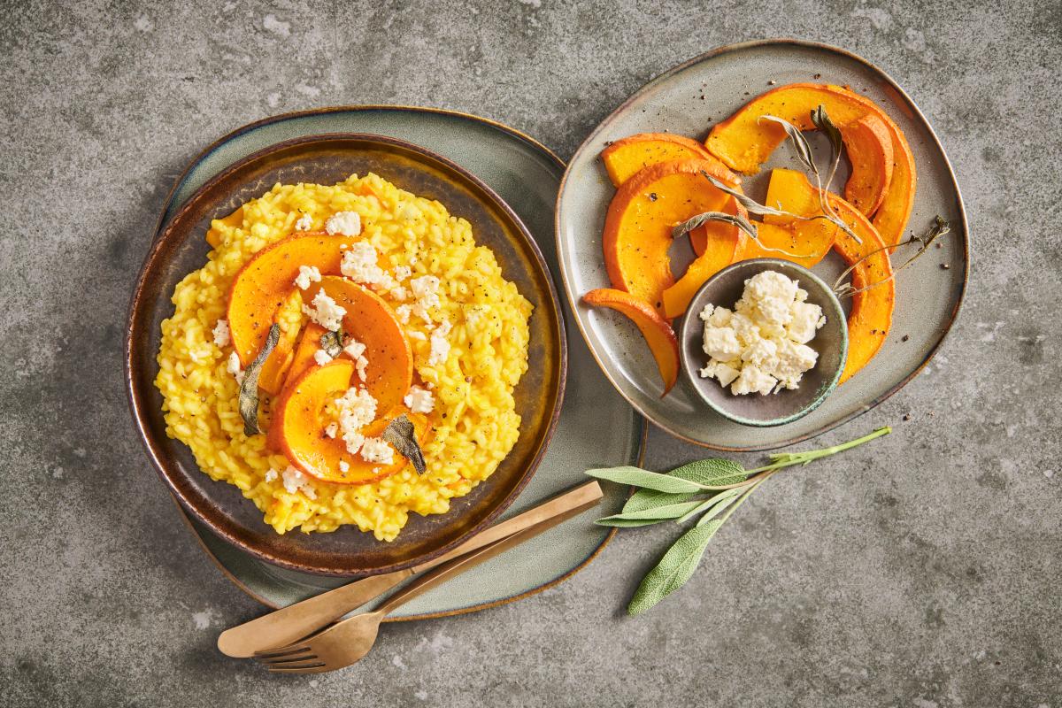 Squash and feta risotto - Recipes | fooby.ch