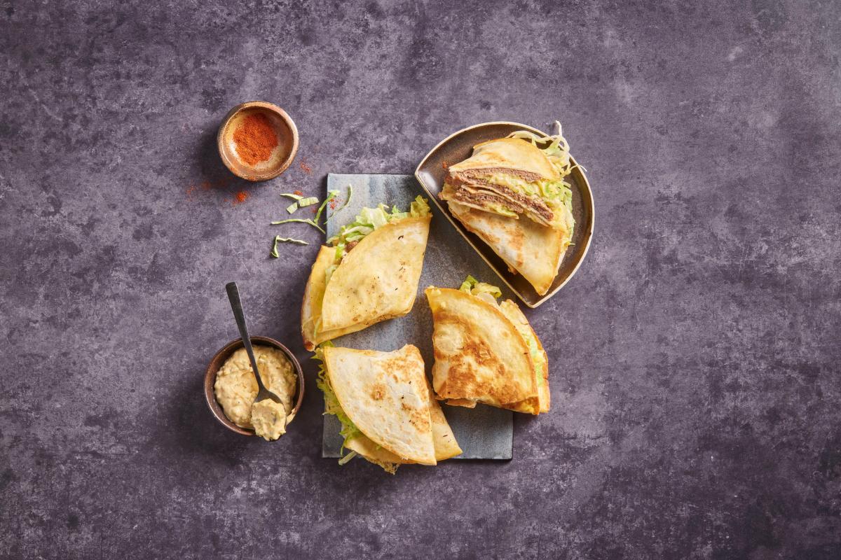 Tortilla burger - Recipes | fooby.ch