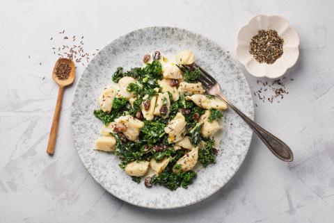 Pizokel al quark con cavolo riccio 