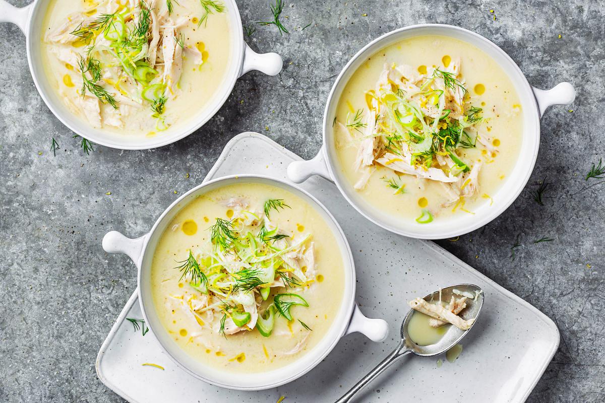 Avgolemono chicken soup - Recipes | fooby.ch
