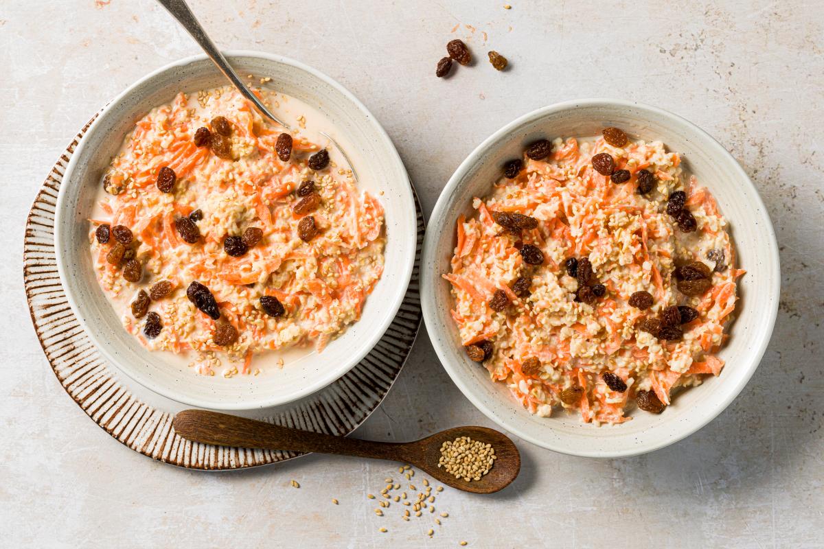 Porridge with carrots and sesame seeds - Recipes | fooby.ch