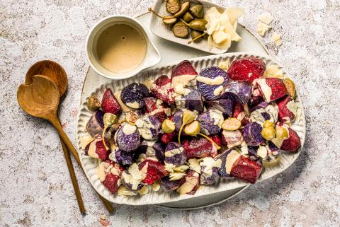 Insalata di barbabietole e patate