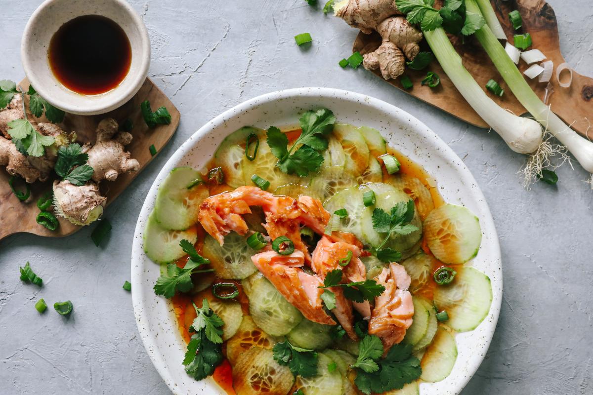 Salmon salad - Recipes | fooby.ch