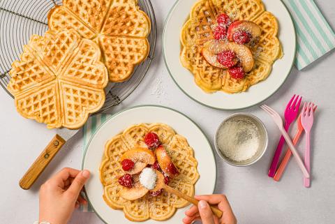 Gaufre al cocco 