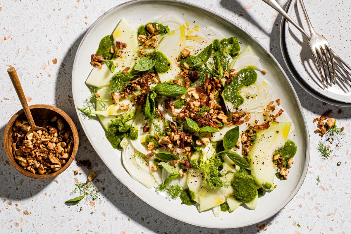Melon and fennel salad - Recipes | fooby.ch
