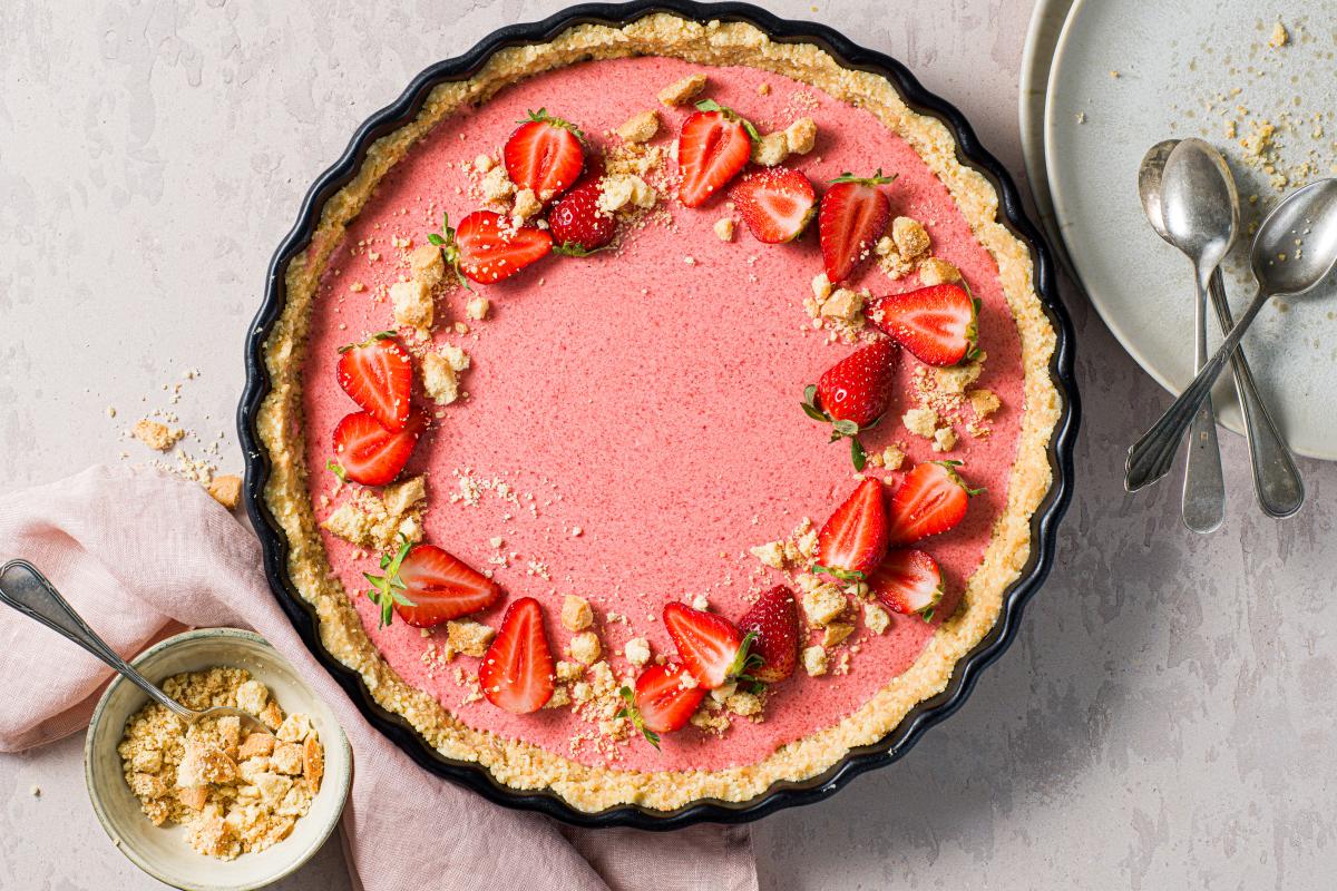Erdbeermousse-Tarte - Rezepte | fooby.ch