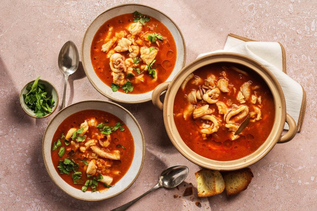 Italienische Fischsuppe (Brodo alla Marinara) - Rezepte | fooby.ch