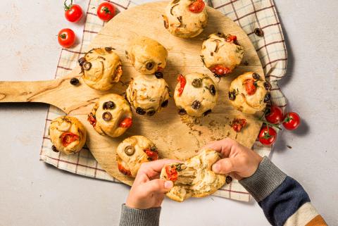 Muffin di focaccia