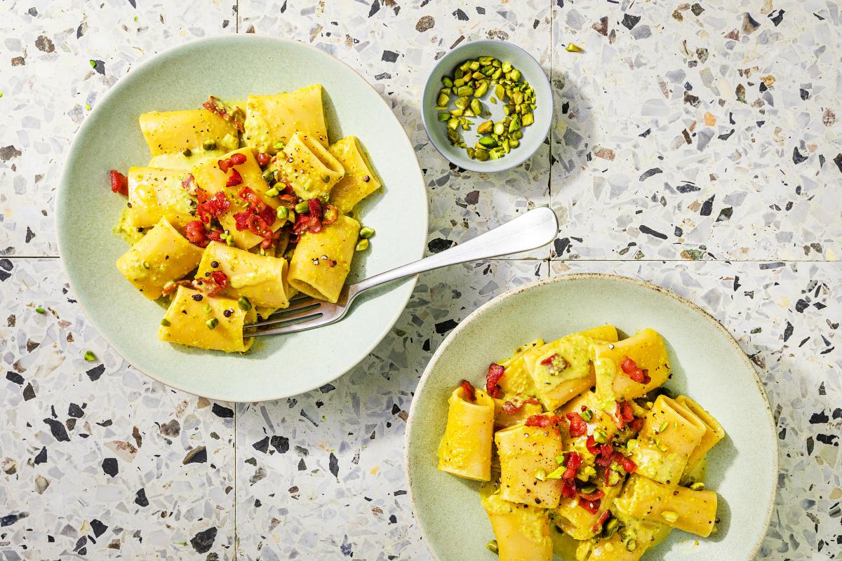 Pistachio carbonara - Recipes | fooby.ch