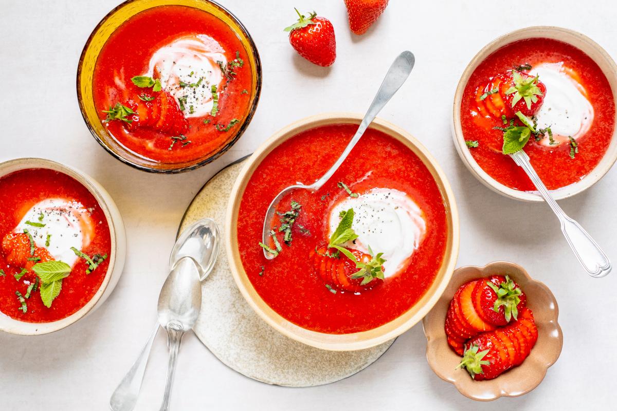 Erdbeersuppe (Soupe de Fraises) - Rezepte | fooby.ch