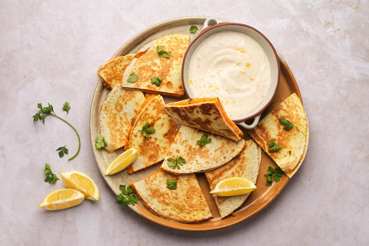 Sweet potato quesadillas - Recipes | fooby.ch