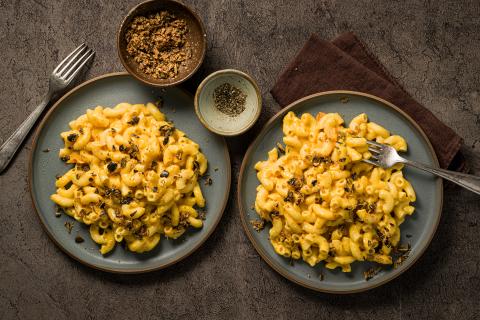 Kürbis-Mac and Cheese