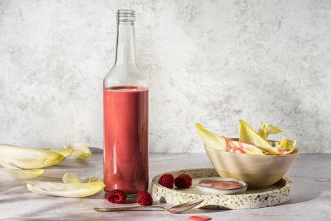 Dressing framboise-amande