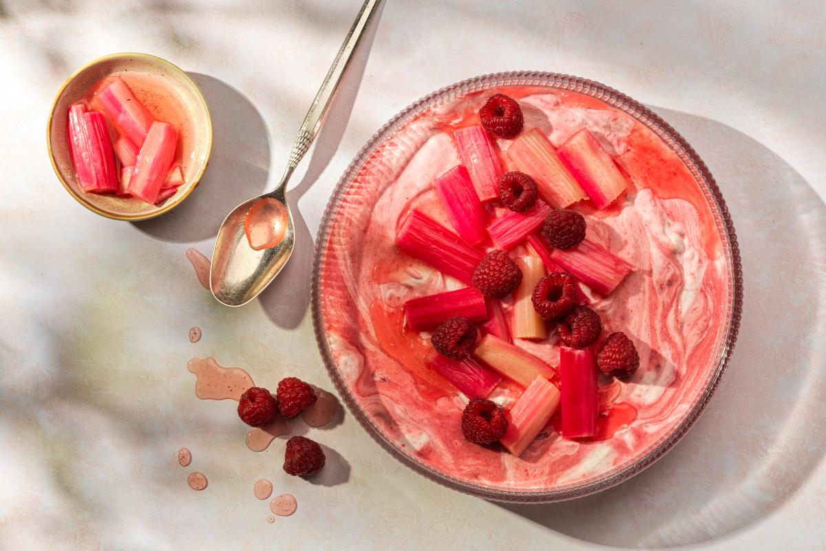 Himbeer-Rhabarber-Mousse - Rezepte | fooby.ch