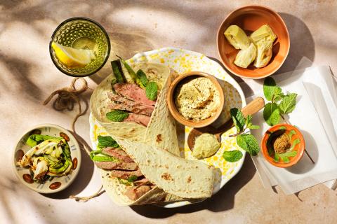 Lamb shawarma