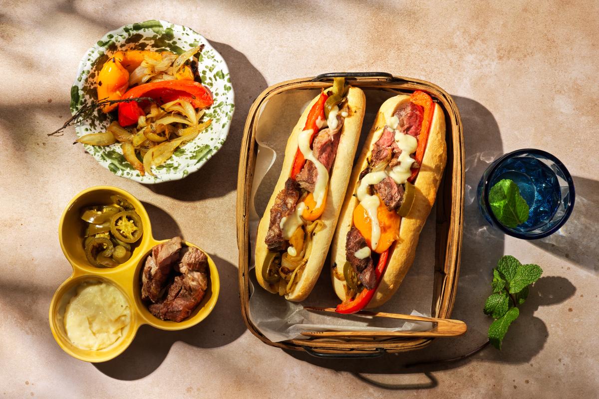 Steak and cheese sandwich - Recipes | fooby.ch